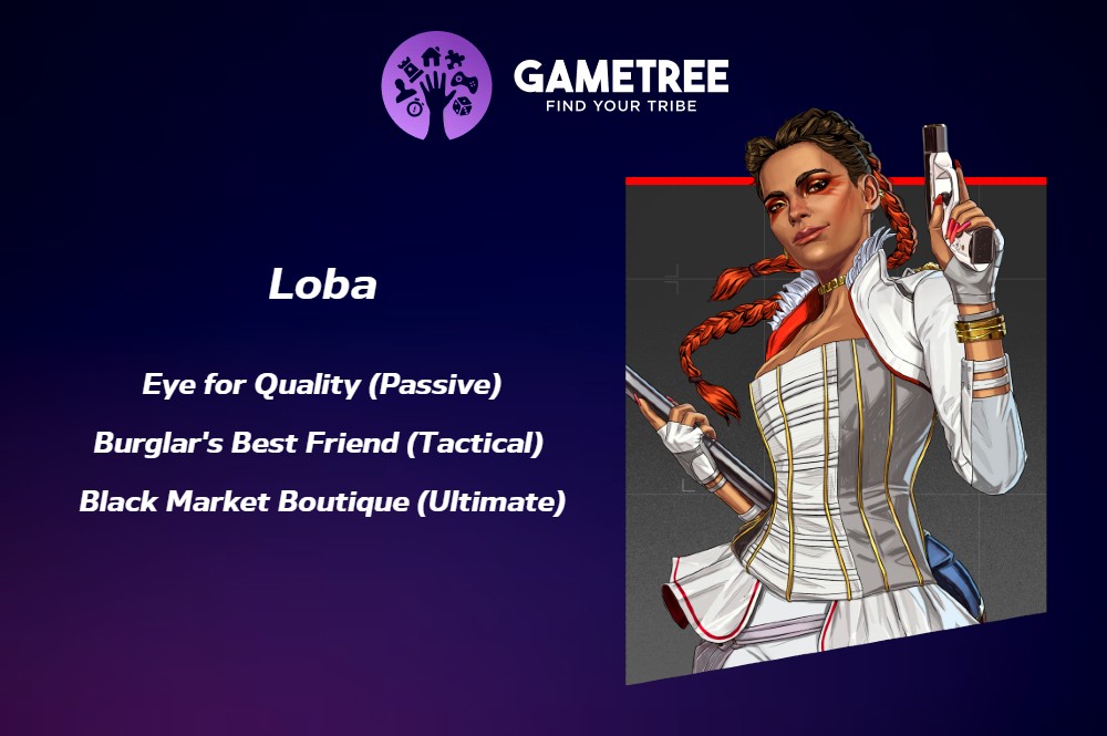 Loba is the most useful in the endgame, 