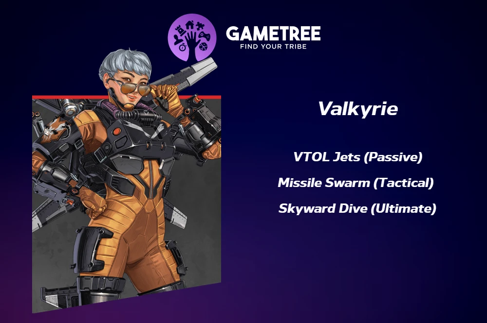 Valkyrie is the best Apex Legend in the A tier,