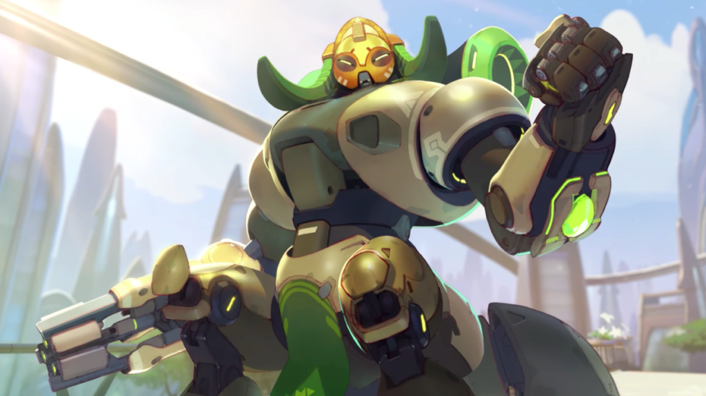 Orisa one of the best tanks to use in your Overwatch team comp