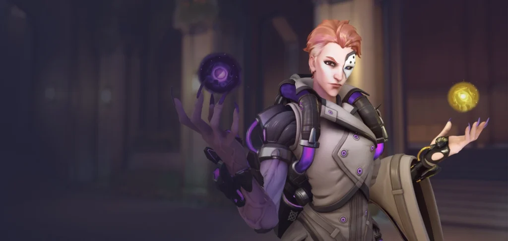 Moira is a support hero who heals well and has high damage ability.