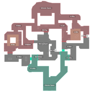 Sunset Valorant map