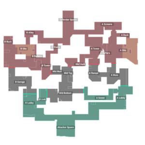 Split Valorant Map