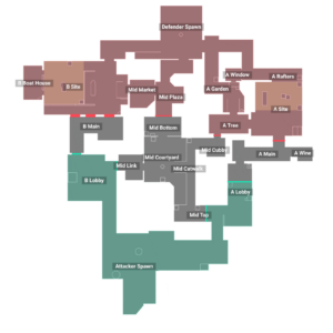 Ascent Valorant map