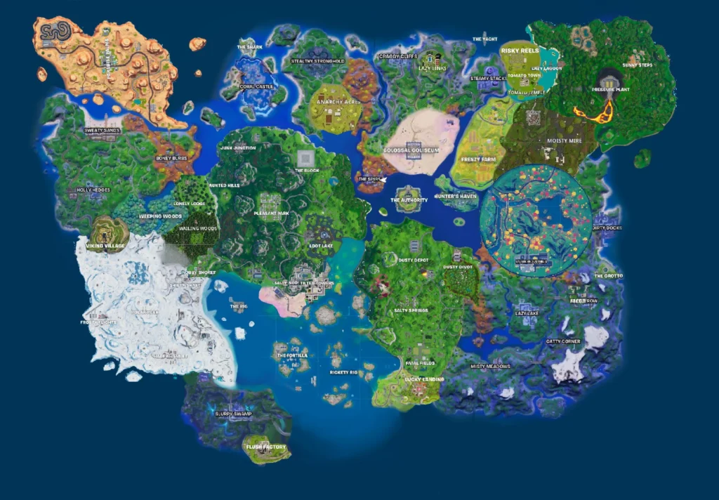 Fortnite map