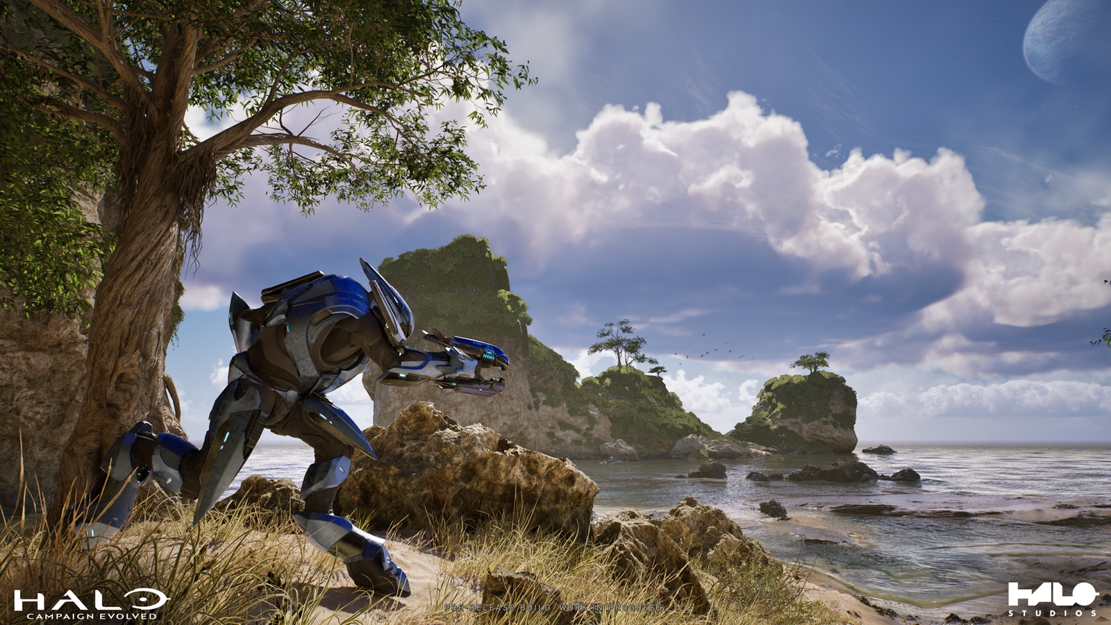 Halo Campaign Evolved Elite combat on Installation 04 beach