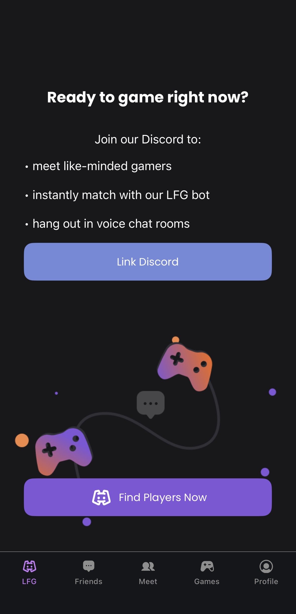Instant LFG via Discord