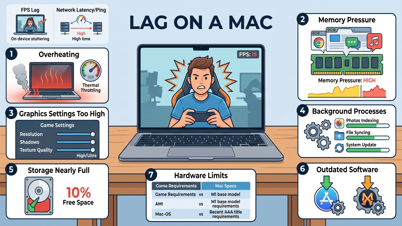 7 Reasons Your Mac Is Lagging During Gaming